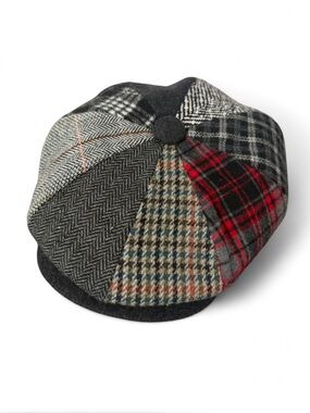 Epoch Hats Company Wool Patchwork Plaid Newsboy Cabbie Hat Cap